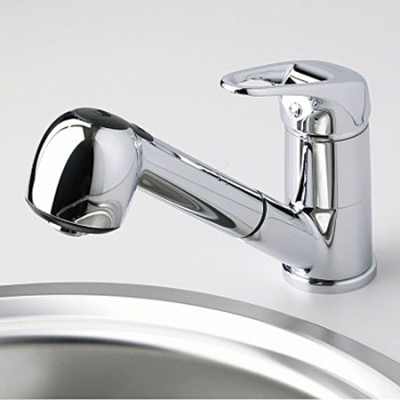 Смеситель для кухни WasserKRAFT Oder 6365 с выдвижным изливом фото