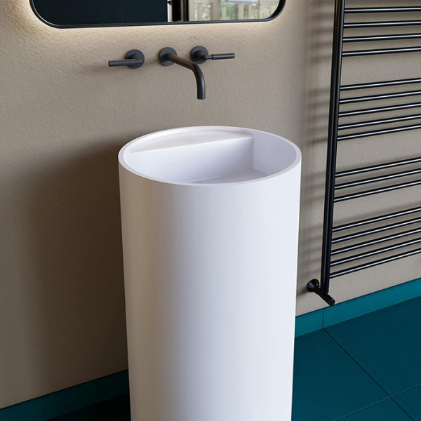 Напольная раковина Salini Armonia 130114G белый глянец фото