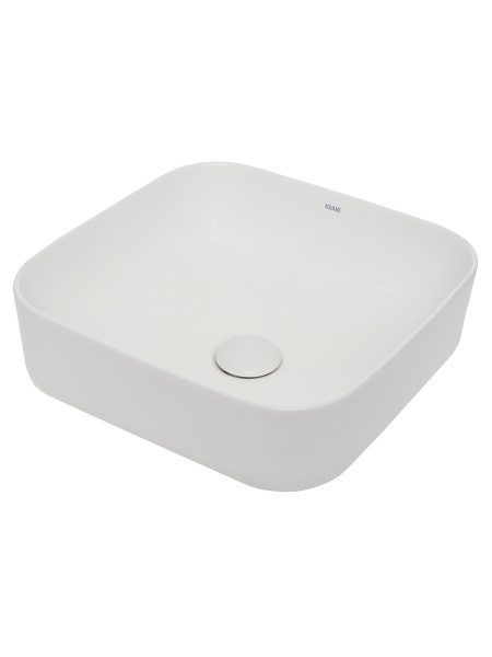 Раковина накладная AQUAme AQM5011 390x390x130 белая матовая фото