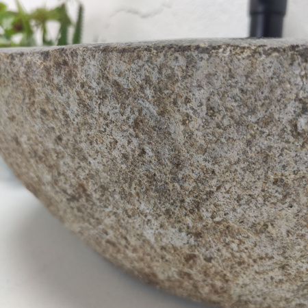 Накладная раковина из речного камня RS01523 (46*33*15) 40S фото