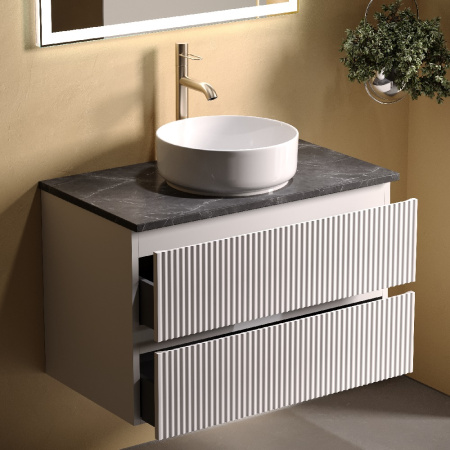 Тумба под раковину Sancos Snob R SNR80W Bianco фото