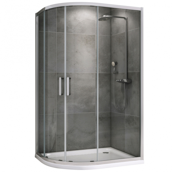 Душевой уголок ABBER Schwarzer Diamant AG01118 110x80 фото