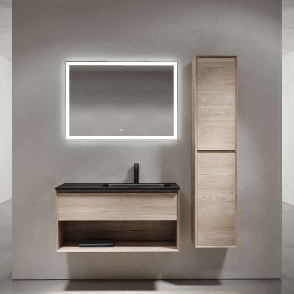 Тумба под раковину Sancos Marmi 1.0 MR1.0100REG дуб галифакс натуральный фото