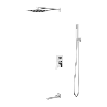 Душевая система скрытого монтажа Vincea Puro VSFW-5P1CH хром фото