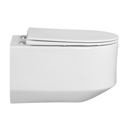 Подвесной унитаз со смывом торнадо Abber AC1130 с сиденьем фото