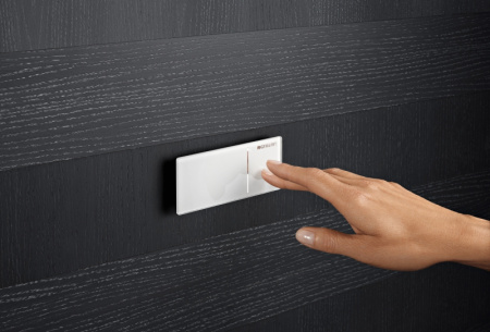 Клавиша смыва Geberit Sigma 70 115.635.FW.1 нержавеющая сталь фото