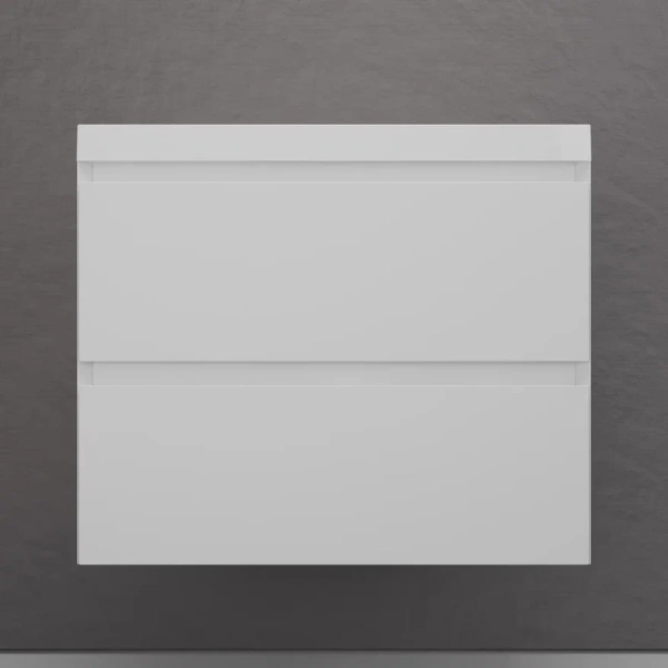 Тумба подвесная под раковину Style Line Манхэттен 70 ЛС-00002362 белая матовая фото