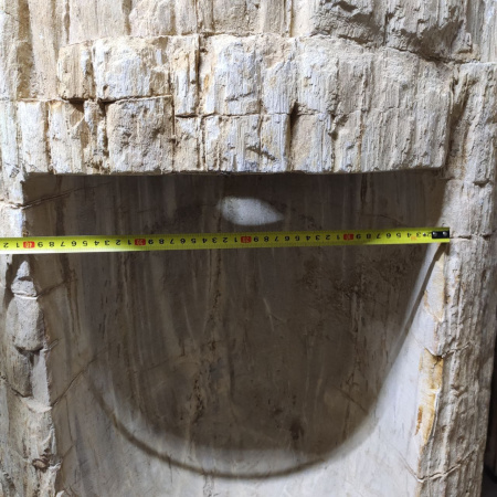 Раковина напольная из окаменелого дерева ODN-01499 (68*55*90) фото