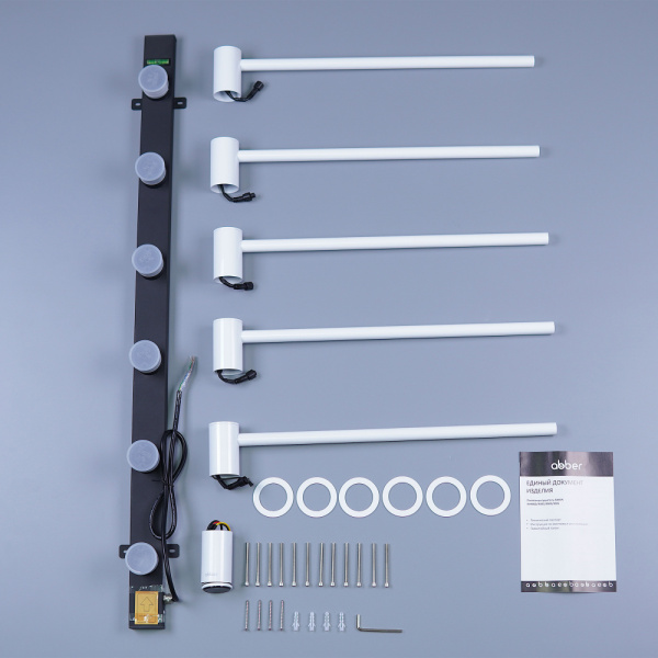 Электрический полотенцесушитель Abber Charme AH4005MW белый матовый фото