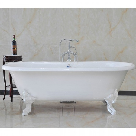 Чугунная ванна Magliezza Patricia Wh 183x80 на ножках фото