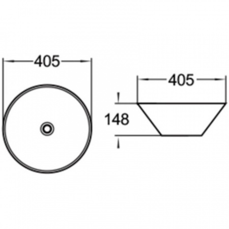Накладная раковина SantiLine SL-1042 40x40 фото