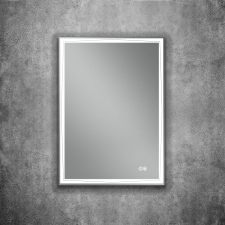 Зеркало с подсветкой и подогревом Art&Max Firenze AM-Fir-500-700-DS-F-H 50x70 фото