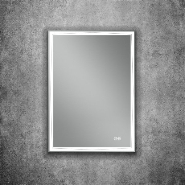 Зеркало с подсветкой и подогревом Art&Max Firenze AM-Fir-500-700-DS-F-H 50x70 фото