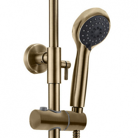 Душевая система (стойка) Kaiser Trio 57288Br бронза фото