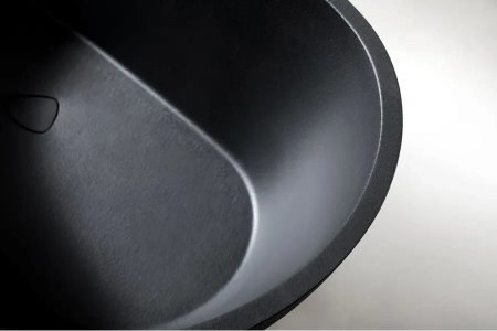 Ванна из искусственого камня Abber Dortmund AM9911B 170x75 черная фото