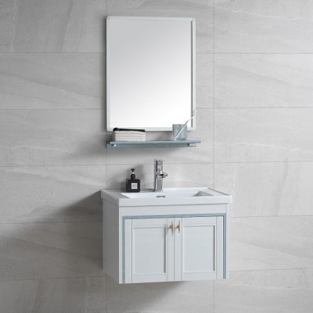 Комплект мебели для ванной River Amalia 805 BU голубой фото