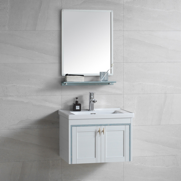 Комплект мебели для ванной River Amalia 805 BU голубой фото