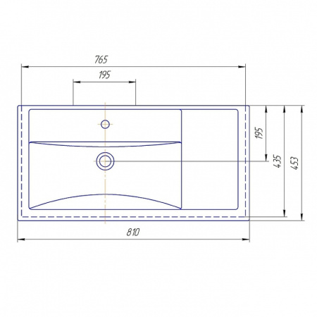 Раковина Grossman Kirovit Фостер 80 30469 фото