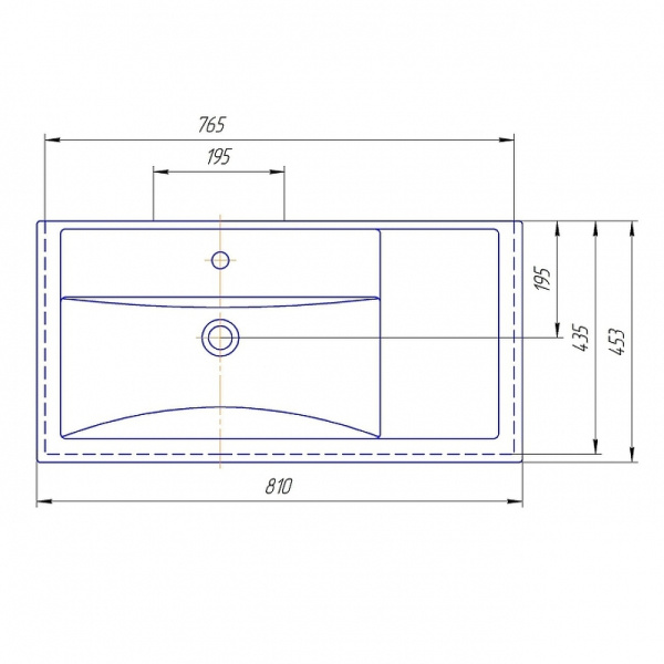 Раковина Grossman Kirovit Фостер 80 30469 фото