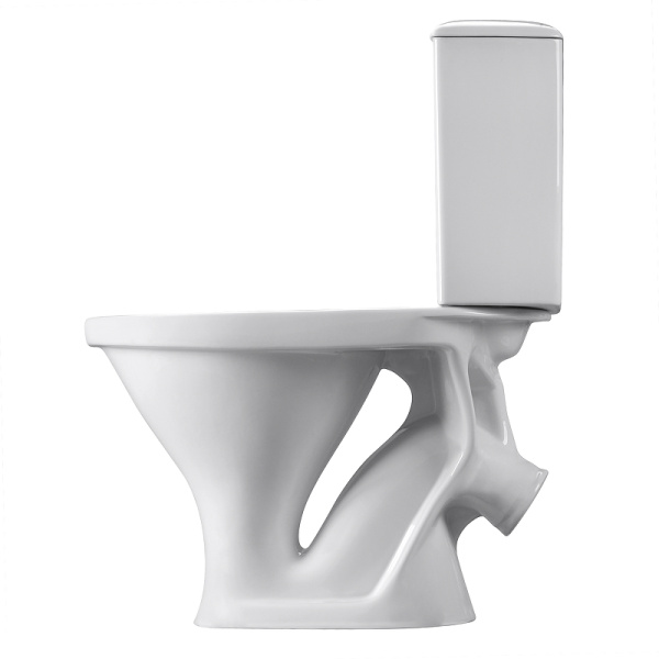 Унитаз компакт Santeri Вест 1.P201.8.S00.00B.F с бачком и сиденьем фото