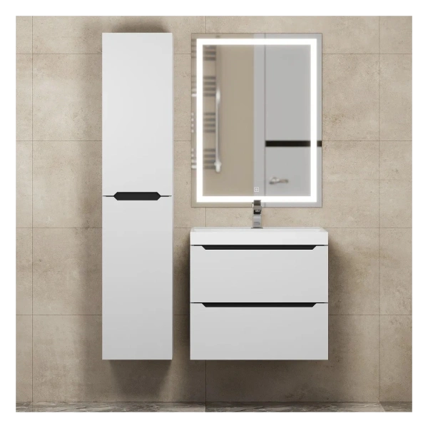 Шкаф-пенал Uperwood Tanos 29102022511 белый/графит фото