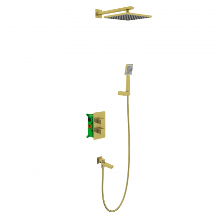 Душевая система скрытого монтажа Timo Petruma SX-5049/17SM золото матовое фото