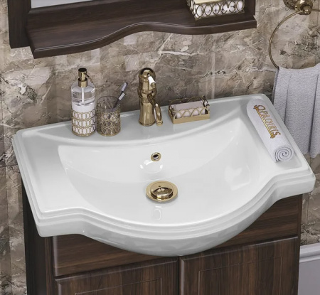 Мебель для ванной Opadiris Клио 65 орех антикварный фото