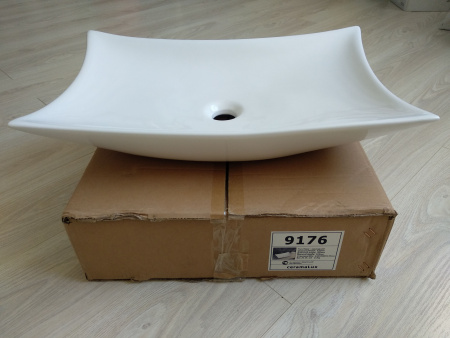 Накладная раковина CeramaLux N 9176 56х42 фото