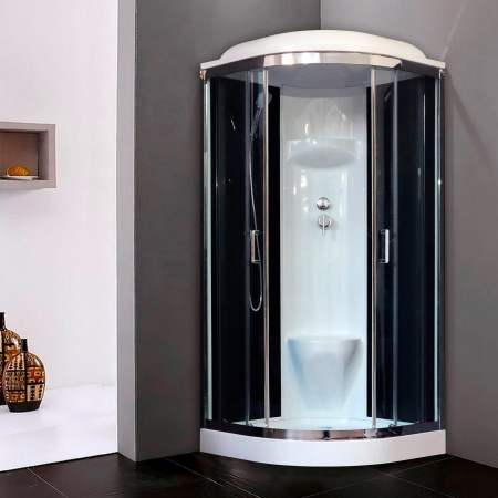 Душевая кабина Royal Bath НК RB100HK6-BT-CH 100x100 фото