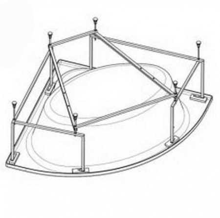 Каркас для ванны Santek Карибы 1.WH112430 фото