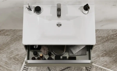 Тумба под раковину Акватон Хоуп 80 1A287301HP9D0 хаки фото