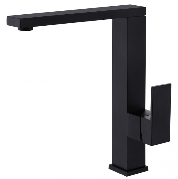 Смеситель для кухни Abber Wasser Daheim AF8214B черный матовый фото