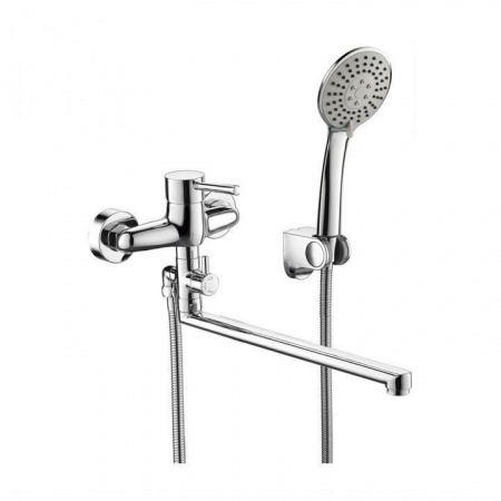 Смеситель для ванны с душем Bravat Slim F6332366CP-01L-RUS фото