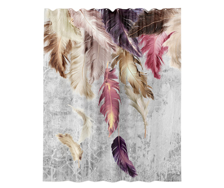 Текстильная шторка для ванны WasserKRAFT Rossel SC-57103 фото