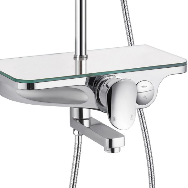 Душевая система (стойка) WeltWasser WW DP 1020 CR хром фото