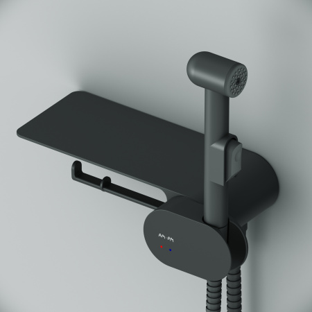Гигиенический душ со смесителем и полочкой Am.Pm F0202622 фото