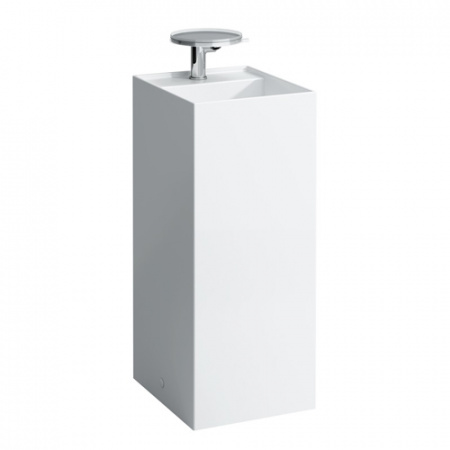 Раковина свободностоящая Laufen Kartell 8.1133.1.000.111.1 со скрытым сливом фото