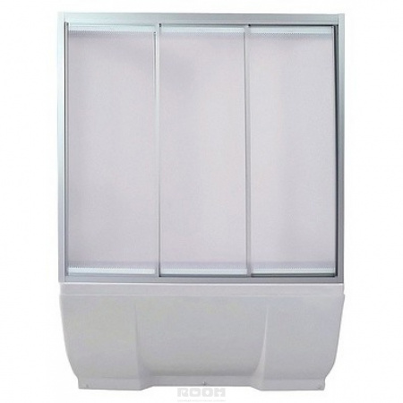 Шторка на ванну раздвижная River Ritsa 150 MT матовое стекло фото