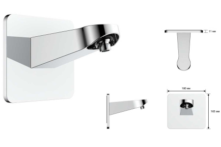 Душевая система скрытого монтажа Vincea VSFW-421I3CH хром  фото