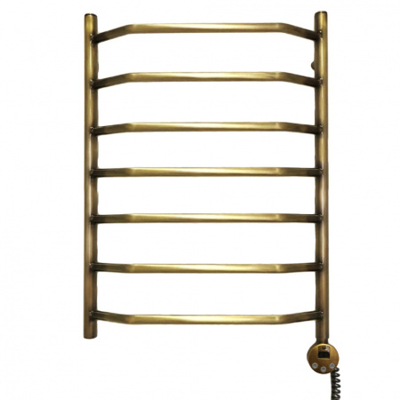 Полотенцесушитель электрический Domoterm Лаура П7 (500х700) (бронза) правый фото