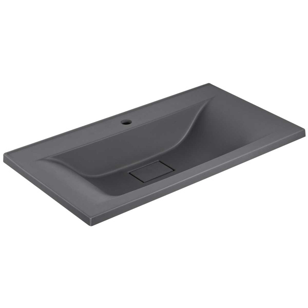 Раковина Vincea VCB-3M900G 90 см серая матовая фото