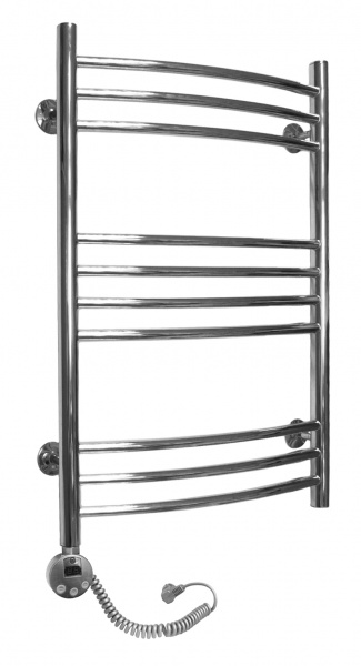 Полотенцесушитель электрический Domoterm Калипсо П10 (500х800) (хром) левый фото