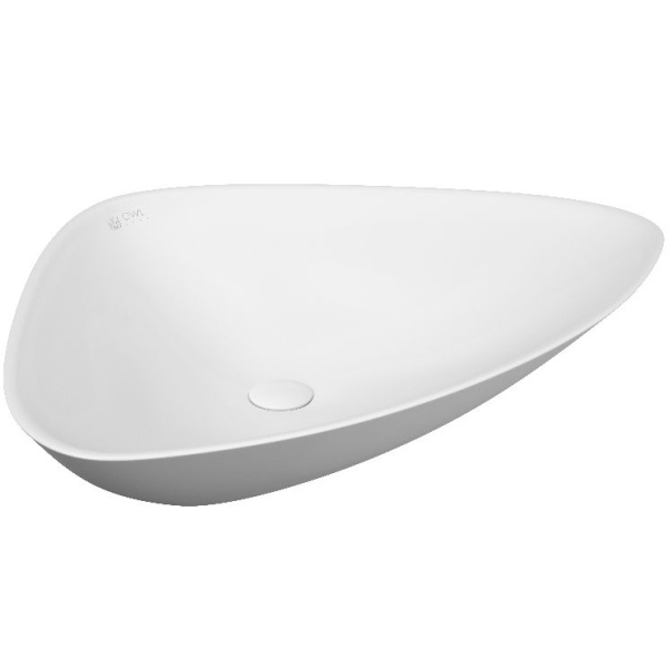 Накладная раковина с донным клапаном OWL 1975 Curve OWLB191022 59x40 фото