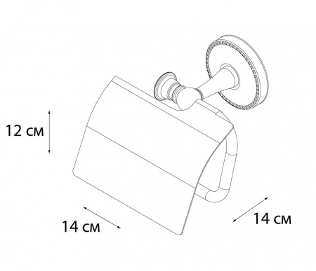 Держатель для туалетной бумаги Fixsen Adele FX-55010 фото