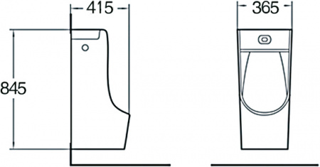 Писсуар сенсорный SantiLine SL-6003 фото