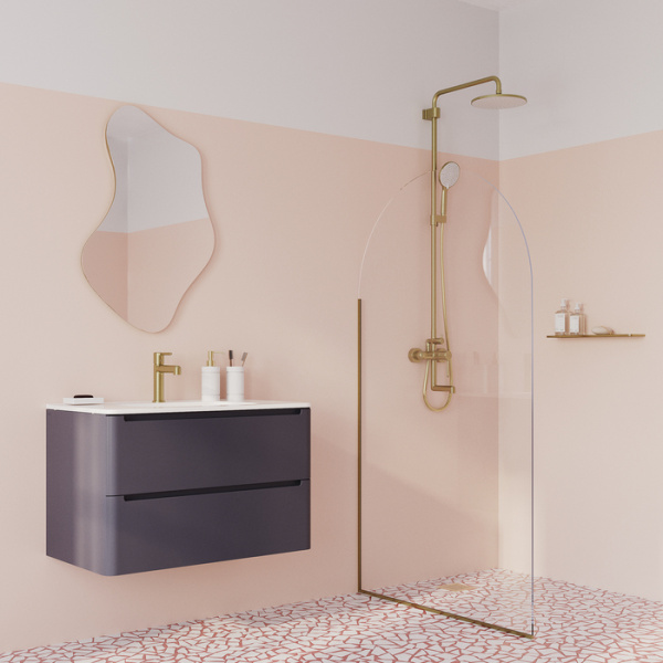 Душевая система Iddis Aiger AIGMG3Fi06 матовое золото фото