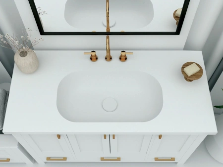 Встраиваемая раковина Montebianco Loreto Sesto 57x31 фото