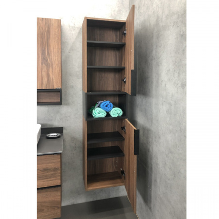 Пенал Comforty Штутгарт-40 дуб тёмно-коричневый фото