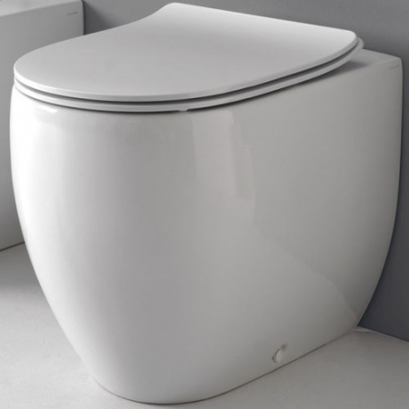 Унитаз приставной Kerasan Flo 311201bi безободковый фото