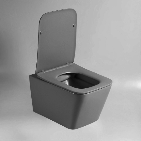 Подвесной унитаз безободковый Vincea Q-Line VT1-12MA с сиденьем фото